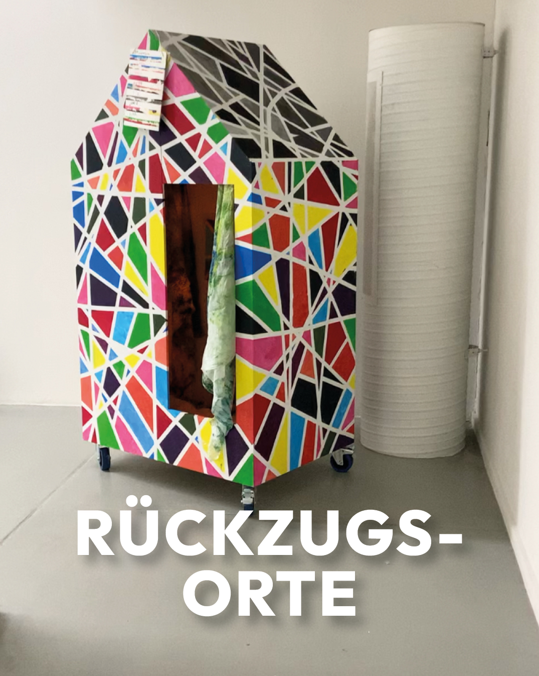 ein kleines Häuschen, gestaltet von den Jugendlichen des SBBZ Günterstal als Rückzugsort